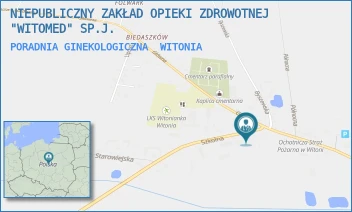 PORADNIA GINEKOLOGICZNA - NIEPUBLICZNY ZAKŁAD OPIEKI ZDROWOTNEJ "WITOMED" SP.J. - UL. SZKOLNA 5,  WITONIA