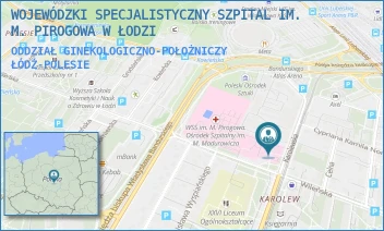 ODDZIAŁ GINEKOLOGICZNO-POŁOŻNICZY - WOJEWÓDZKI SPECJALISTYCZNY SZPITAL IM. M. PIROGOWA W ŁODZI - UL. WILEŃSKA 37,  ŁÓDŹ-POLESIE