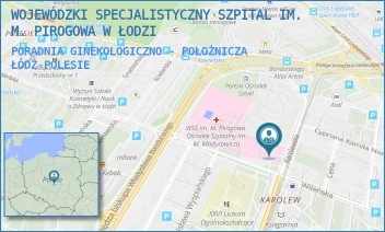 PORADNIA GINEKOLOGICZNO - POŁOŻNICZA - WOJEWÓDZKI SPECJALISTYCZNY SZPITAL IM. M. PIROGOWA W ŁODZI - UL. WILEŃSKA 37,  ŁÓDŹ-POLESIE