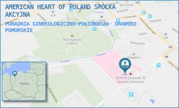 PORADNIA GINEKOLOGICZNO-POŁOŻNICZA - AMERICAN HEART OF POLAND SPÓŁKA AKCYJNA - BOLESŁAWA CHROBREGO 4,  DRAWSKO POMORSKIE