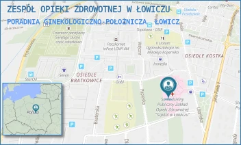 PORADNIA GINEKOLOGICZNO-POŁOŻNICZA - ZESPÓŁ OPIEKI ZDROWOTNEJ W ŁOWICZU - UL. UŁAŃSKA 28,  ŁOWICZ