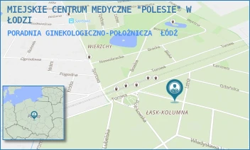 PORADNIA GINEKOLOGICZNO-POŁOŻNICZA - MIEJSKIE CENTRUM MEDYCZNE "POLESIE" W ŁODZI - UL. WILEŃSKA 25,  ŁÓDŹ