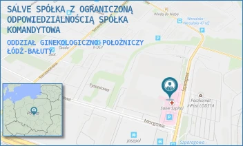 ODDZIAŁ GINEKOLOGICZNO-POŁOŻNICZY - SALVE SPÓŁKA Z OGRANICZONĄ ODPOWIEDZIALNOŚCIĄ SPÓŁKA KOMANDYTOWA - UL. SZPARAGOWA 10,  ŁÓDŹ-BAŁUTY