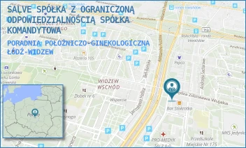 PORADNIA POŁOŻNICZO-GINEKOLOGICZNA - SALVE SPÓŁKA Z OGRANICZONĄ ODPOWIEDZIALNOŚCIĄ SPÓŁKA KOMANDYTOWA - UL. KS. ZDZISŁAWA WUJAKA 5,  ŁÓDŹ-WIDZEW