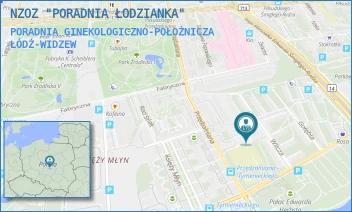 PORADNIA GINEKOLOGICZNO-POŁOŻNICZA - NZOZ "PORADNIA ŁODZIANKA" - UL. WILCZA 4,  ŁÓDŹ-WIDZEW