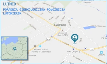 PORADNIA GINEKOLOGICZNA-POŁOŻNICZA - LUTMED - UL. DĄBROWSKIEGO 21,  LUTOMIERSK
