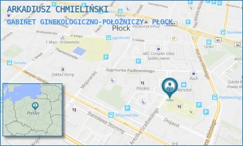 GABINET GINEKOLOGICZNO-POŁOŻNICZY - ARKADIUSZ CHMIELIŃSKI - HARCERZA ANTOLKA GRADOWSKIEGO 26,  PŁOCK