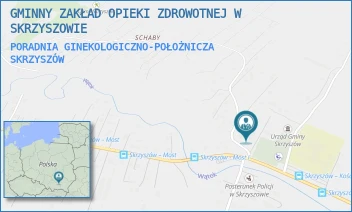 PORADNIA GINEKOLOGICZNO-POŁOŻNICZA - GMINNY ZAKŁAD OPIEKI ZDROWOTNEJ W SKRZYSZOWIE - UL. SKRZYSZÓW 645,  SKRZYSZÓW