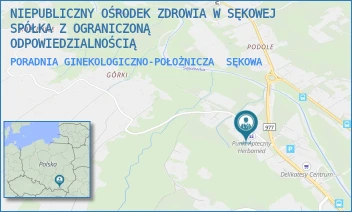 PORADNIA GINEKOLOGICZNO-POŁOŻNICZA - NIEPUBLICZNY OŚRODEK ZDROWIA W SĘKOWEJ SPÓŁKA Z OGRANICZONĄ ODPOWIEDZIALNOŚCIĄ - UL. SĘKOWA 323,  SĘKOWA