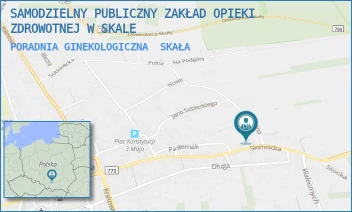 PORADNIA GINEKOLOGICZNA - SAMODZIELNY PUBLICZNY ZAKŁAD OPIEKI ZDROWOTNEJ W SKALE - UL. SŁOMNICKA 69,  SKAŁA
