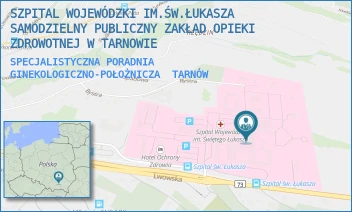 SPECJALISTYCZNA PORADNIA GINEKOLOGICZNO-POŁOŻNICZA - SZPITAL WOJEWÓDZKI IM.ŚW.ŁUKASZA SAMODZIELNY PUBLICZNY ZAKŁAD OPIEKI ZDROWOTNEJ W TARNOWIE - UL. LWOWSKA 178A,  TARNÓW