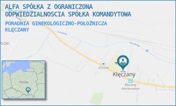 PORADNIA GINEKOLOGICZNO-POŁOŻNICZA - ALFA SPÓŁKA Z OGRANICZONA ODPWIEDZIALNOSCIA SPÓŁKA KOMANDYTOWA - 182,  KLĘCZANY