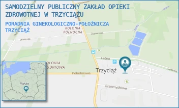 PORADNIA GINEKOLOGICZNO-POŁOŻNICZA - SAMODZIELNY PUBLICZNY ZAKŁAD OPIEKI ZDROWOTNEJ W TRZYCIĄŻU - UL. ZDROWA 6,  TRZYCIĄŻ