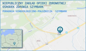 PORADNIA GINEKOLOGICZNO-POŁOŻNICZA - NIEPUBLICZNY ZAKŁAD OPIEKI ZDROWOTNEJ OŚRODEK ZDROWIA SZYMBARK - UL. - 574,  SZYMBARK
