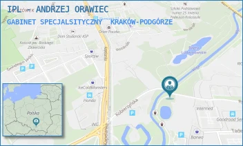 GABINET SPECJALSITYCZNY - IPL - ANDRZEJ ORAWIEC - UL. KOBIERZYŃSKA 98/6,  KRAKÓW-PODGÓRZE