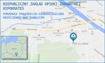 PORADNIA POŁOŻNICZO-GINEKOLOGICZNA - NIEPUBLICZNY ZAKŁAD OPIEKI ZDROWOTNEJ HIPOKRATES - UL. ESPERANTO 2,  KROŚCIENKO NAD DUNAJCEM