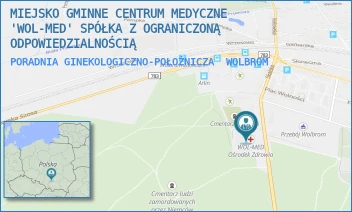 PORADNIA GINEKOLOGICZNO-POŁOŻNICZA - MIEJSKO GMINNE CENTRUM MEDYCZNE "WOL-MED" SPÓŁKA Z OGRANICZONĄ ODPOWIEDZIALNOŚCIĄ - UL. SKALSKA 22,  WOLBROM