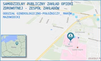 ODDZIAŁ GINEKOLOGICZNO-POŁOŻNICZY - SAMODZIELNY PUBLICZNY ZAKŁAD OPIEKI ZDROWOTNEJ - ZESPÓŁ ZAKŁADÓW - WITOSA 2,  MAKÓW MAZOWIECKI
