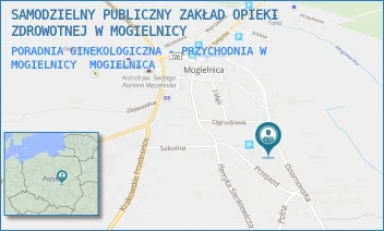 PORADNIA GINEKOLOGICZNA - PRZYCHODNIA W MOGIELNICY - SAMODZIELNY PUBLICZNY ZAKŁAD OPIEKI ZDROWOTNEJ W MOGIELNICY - DZIARNOWSKA 40,  MOGIELNICA