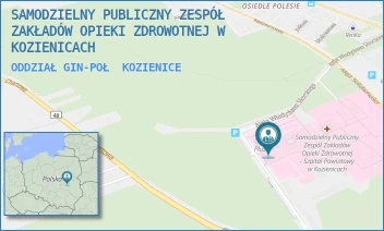 ODDZIAŁ GIN-POŁ - SAMODZIELNY PUBLICZNY ZESPÓŁ ZAKŁADÓW OPIEKI ZDROWOTNEJ W KOZIENICACH - AL. WŁ. SIKORSKIEGO 10,  KOZIENICE