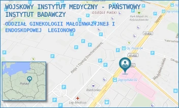 ODDZIAŁ GINEKOLOGII MAŁOINWAZYJNEJ I ENDOSKOPOWEJ - WOJSKOWY INSTYTUT MEDYCZNY - PAŃSTWOWY INSTYTUT BADAWCZY - ZEGRZYŃSKA 8,  LEGIONOWO