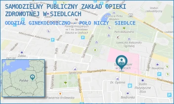 ODDZIAŁ GINEKOLOGICZNO - POŁONICZY - SAMODZIELNY PUBLICZNY ZAKŁAD OPIEKI ZDROWOTNEJ W SIEDLCACH - STAROWIEJSKA 15,  SIEDLCE