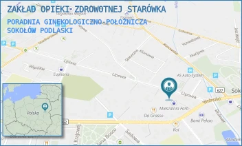 PORADNIA GINEKOLOGICZNO-POŁOŻNICZA - ZAKŁAD OPIEKI ZDROWOTNEJ STARÓWKA - LIPOWA 5,  SOKOŁÓW PODLASKI