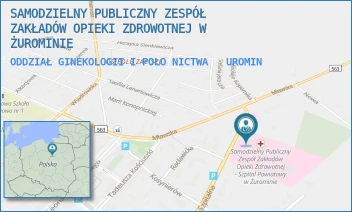 ODDZIAŁ GINEKOLOGII I POŁONICTWA - SAMODZIELNY PUBLICZNY ZESPÓŁ ZAKŁADÓW OPIEKI ZDROWOTNEJ W ŻUROMINIE - SZPITALNA 56,  ŻUROMIN