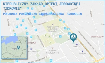 PORADNIA POŁOŻNICZO-GINEKOLOGICZNA - "SANUS" SPÓŁKA Z OGRANICZONĄ ODPOWIEDZIALNOŚCIĄ - KOŚCIUSZKI 49J,  GARWOLIN