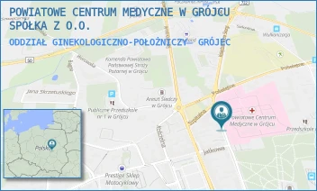 ODDZIAŁ GINEKOLOGICZNO-POŁOŻNICZY - POWIATOWE CENTRUM MEDYCZNE W GRÓJCU SPÓŁKA Z O.O. - PIOTRA SKARGI 10,  GRÓJEC
