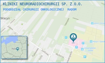 PODODDZIAŁ CHIRURGII ONKOLOGICZNEJ - KLINIKI NEURORADIOCHIRURGII SP. Z.O.O. - UNIWERSYTECKA 6A,  RADOM