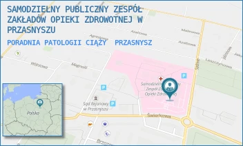 PORADNIA PATOLOGII CIĄŻY - SAMODZIELNY PUBLICZNY ZESPÓŁ ZAKŁADÓW OPIEKI ZDROWOTNEJ W PRZASNYSZU - SADOWA 9,  PRZASNYSZ