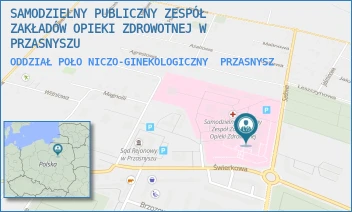 ODDZIAŁ POŁONICZO-GINEKOLOGICZNY - SAMODZIELNY PUBLICZNY ZESPÓŁ ZAKŁADÓW OPIEKI ZDROWOTNEJ W PRZASNYSZU - SADOWA 9,  PRZASNYSZ