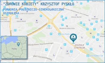 PORADNIA POŁOŻNICZO-GINEKOLOGICZNA - "ZDROWIE KOBIETY" KRZYSZTOF PYSKŁO - RTM. WITOLDA PILECKIEGO 14,  OSTROŁĘKA