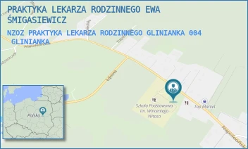 NZOZ PRAKTYKA LEKARZA RODZINNEGO GLINIANKA 004 - PRAKTYKA LEKARZA RODZINNEGO EWA ŚMIGASIEWICZ - NAPOLEOŃSKA 53,  GLINIANKA