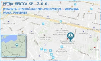 PORADNIA GINEKOLOGICZNO-POŁOŻNICZA - PETRA MEDICA SP. Z O.O. - OMULEWSKA 27,  WARSZAWA PRAGA-POŁUDNIE