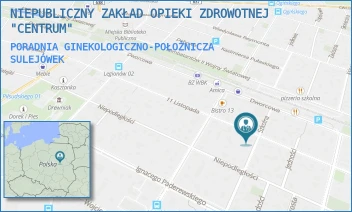 PORADNIA GINEKOLOGICZNO-POŁOŻNICZA - NIEPUBLICZNY ZAKŁAD OPIEKI ZDROWOTNEJ "CENTRUM" - 11 LISTOPADA 87,  SULEJÓWEK