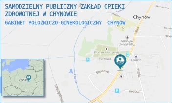 GABINET POŁOŻNICZO-GINEKOLOGICZNY - SAMODZIELNY PUBLICZNY ZAKŁAD OPIEKI ZDROWOTNEJ W CHYNOWIE - GŁÓWNA 56,  CHYNÓW