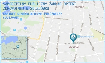 GABINET GINEKOLOGICZNO-POŁOŻNICZY - SAMODZIELNY PUBLICZNY ZAKŁAD OPIEKI ZDROWOTNEJ W SULEJÓWKU - ARMII KRAJOWEJ 21,  SULEJÓWEK
