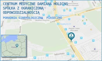PORADNIA GINEKOLOGICZNA - CENTRUM MEDYCZNE DAMIANA HOLDING SP. Z O.O. - PUŁAWSKA 42B,  PIASECZNO