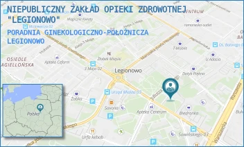 PORADNIA GINEKOLOGICZNO-POŁOŻNICZA - NIEPUBLICZNY ZAKŁAD OPIEKI ZDROWOTNEJ "LEGIONOWO" - SOWIŃSKIEGO 4,  LEGIONOWO