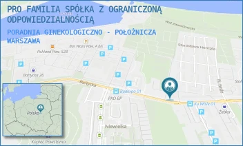 PORADNIA GINEKOLOGICZNO - POŁOŻNICZA - PRO FAMILIA SPÓŁKA Z OGRANICZONĄ ODPOWIEDZIALNOŚCIĄ - BARTYCKA 22C,  WARSZAWA