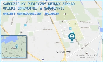 GABINET GINEKOLOGICZNY - SAMODZIELNY PUBLICZNY GMINNY ZAKŁAD OPIEKI ZDROWOTNEJ W NADARZYNIE - SITARSKICH 3,  NADARZYN