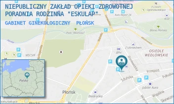 GABINET GINEKOLOGICZNY - NIEPUBLICZNY ZAKŁAD OPIEKI ZDROWOTNEJ PORADNIA RODZINNA "ESKULAP" - GRUNWALDZKA 11A,  PŁOŃSK