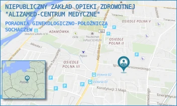 PORADNIA GINEKOLOGICZNO-POŁOŻNICZA - NIEPUBLICZNY ZAKŁAD OPIEKI ZDROWOTNEJ "ALIZAMED-CENTRUM MEDYCZNE" - KRASZEWSKIEGO 14,  SOCHACZEW