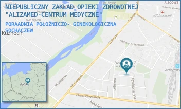 PORAADNIA POŁOŻNICZO- GINEKOLOGICZNA - NIEPUBLICZNY ZAKŁAD OPIEKI ZDROWOTNEJ "ALIZAMED-CENTRUM MEDYCZNE" - DYWIZJONU 303 5,  SOCHACZEW