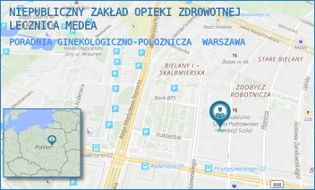 PORADNIA GINEKOLOGICZNO-POLOZNICZA - NIEPUBLICZNY ZAKŁAD OPIEKI ZDROWOTNEJ LECZNICA MEDEA - KLECZEWSKA 41,  WARSZAWA