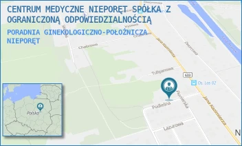 PORADNIA GINEKOLOGICZNO-POŁOŻNICZA - CENTRUM MEDYCZNE NIEPORĘT SPÓŁKA Z OGRANICZONĄ ODPOWIEDZIALNOŚCIĄ - PODLESNA 4,  NIEPORĘT
