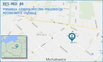 PORADNIA GINEKOLOGICZNO-POŁOŻNICZA - RES-MED 40 - LUDOWA 7,  MICHAŁOWICE-OSIEDLE