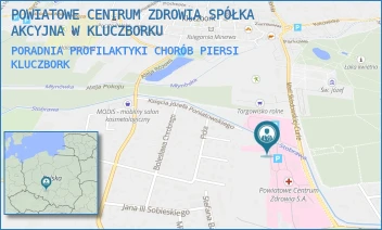PORADNIA PROFILAKTYKI CHORÓB PIERSI - POWIATOWE CENTRUM ZDROWIA SPÓŁKA AKCYJNA W KLUCZBORKU - UL. M.C.SKŁODOWSKIEJ 23,  KLUCZBORK